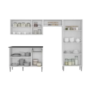 Cozinha Completa Compacta Xangai Plus Multimóveis Branco - Image 2