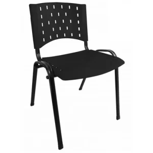 Cadeira Plástica REALPLAST 04 Pés - Plástico Preto (Polipropileno) – 31201