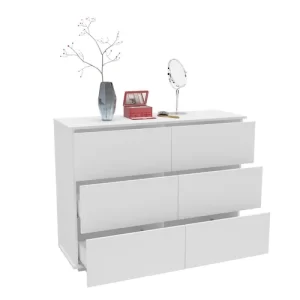 Cômoda 6 Gavetas - Branco - Image 5