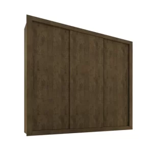 Guarda-Roupa Casal 3 Portas 4 Gavetas Costa Rica Sallêto Móveis Ypê - Image 3