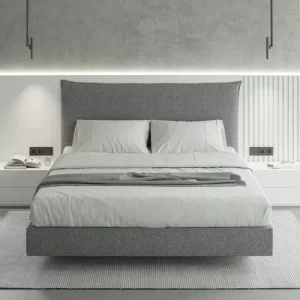 Cama Casal Boreal Flutuante Cinza - Image 2