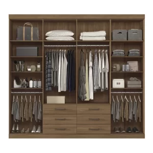 Guarda Roupa Casal 8 Portas 6 Gavetas Master Jatoba - Image 7