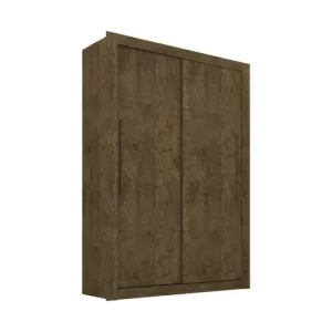 Guarda Roupa Solteiro 2 Portas 2 Gavetas Costa Rica Sallêto Móveis Ypê - Image 3