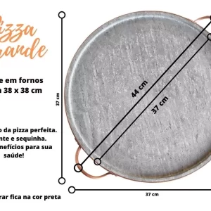 Forma De Pizza De Pedra Sabão 37 Cm - DIRETO DA FÁBRICA - Image 4