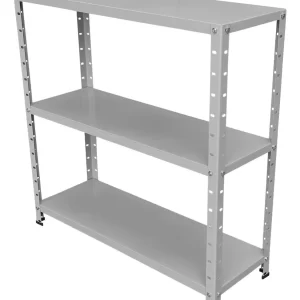 Estante Aço Multi-uso 25cm 3 Prateleiras Cinza