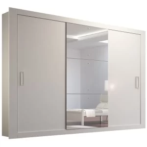 Guarda-Roupa Casal Carina mdp com 3 portas - Image 1