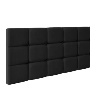 Cabeceira Cama Box Queen Estofada Preto - Image 3