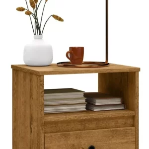 Mesa De Cabeceira Mudo Box Retro Freijó - Image 1