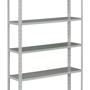 Estante  Armario De Aço 30cm 6 Bandejas Cinza Suporta 120kg