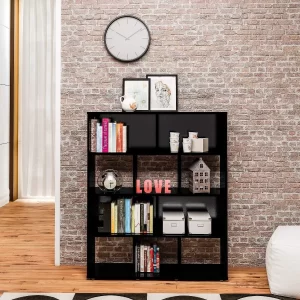 Estante Para Livros Book Nicho Organizador Preto - Image 3
