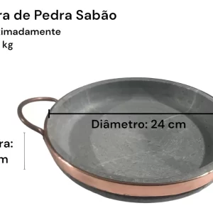 Jogo Panelas Pedra Sabão 5pçs Com Panela De Pressão 4 Lts - DIRETO DA FÁBRICA - Image 5