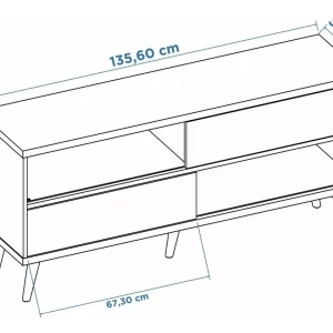 Rack Para Tv Até 50 Polegadas 2 Portas - Image 6