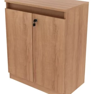 Balcão Para Escritório Com Chave 2 Portas - Amêndoa - Image 4