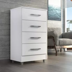 Comoda Flavia 4gav - Branco - Image 4