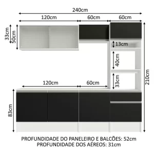 Armário De Cozinha Completa Topazio - Image 5