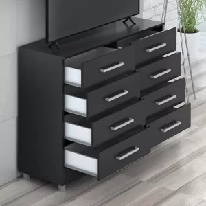Comoda Raissa 8 Gav - Onix - Image 3