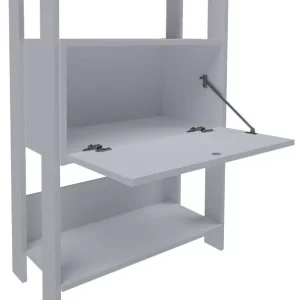 Estante Para Livros Com 4 Prateleiras 1 Porta Basculante - Image 6