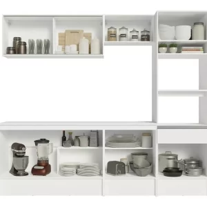 Armário De Cozinha Completa  Branco Diamante - Image 4