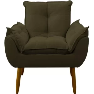 Poltrona Decorativa Opala Marrom - Image 3