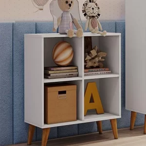 Cômoda Infantil Montessoriano Nicho Analu Branco Fosco