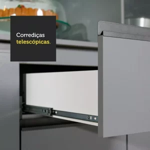 Armário De Cozinha Completa Cinza - Image 7