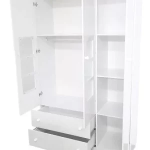 Guarda-roupa De Bebê 3 Portas 2 Gavetas - Image 3