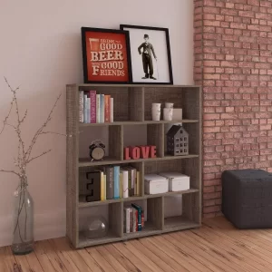 Estante Para Livros Book Nicho Organizador Marrom - Image 3
