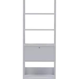 Estante Para Livros Com 4 Prateleiras 1 Porta Basculante - Image 3