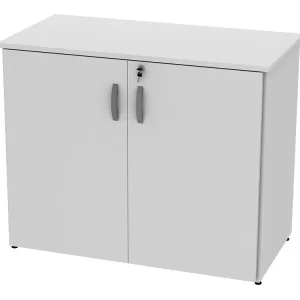Armário Para Escritório Baixo Fechado - Branco - Image 3