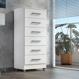Comoda Helena 6 Gav - Branco - Image 3