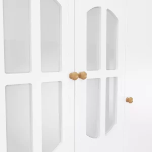 Guarda Roupa De Bebê 3 Portas 2 Gavetas - Cedro/Branco - Image 3