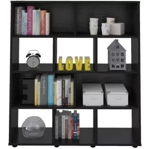 Estante Para Livros Book Nicho Organizador Preto - Image 2