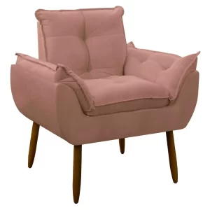Poltrona Decorativa Opala Rose - Image 1