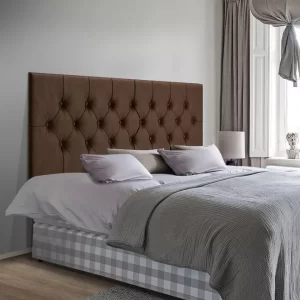 Cabeceira Cama Box Casal Queen - Marrom - Image 1