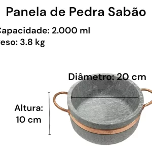 Jogo De Panelas Pedra 7 Peças Com Panela De Pressão + Brinde - DIRETO DA FÁBRICA - Image 3