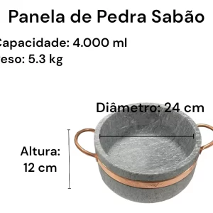 Jogo De Panelas Pedra 7 Peças Com Panela De Pressão + Brinde - DIRETO DA FÁBRICA - Image 5