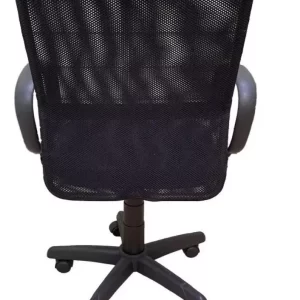 Cadeira de Escritório giratória executiva ergonômica preta com estofado de poliéster - Image 3