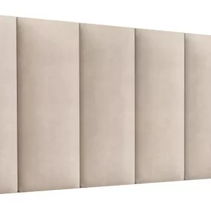 Painel Cabeceira Cama Casal Box Estofada - Areia Suede - Image 3