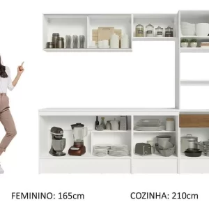 Armário De Cozinha Completa Diamante - Image 4