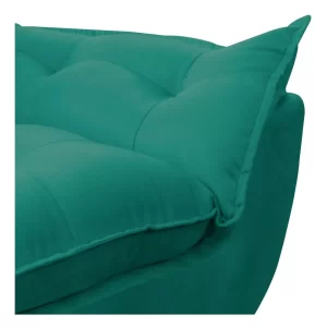 Poltrona Decorativa Opala Azul-turquesa - Image 5