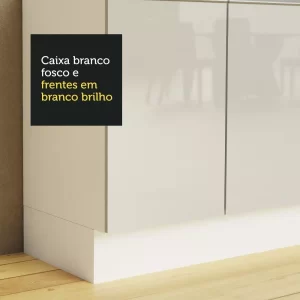 Cozinha Completa Mdf Acordes Armário Balc Fbb - Image 3
