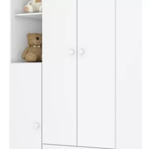Guarda Roupa De Bebe 3 Portas 2 Gavetas 2 Nichos - Image 5