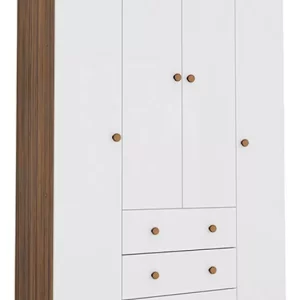 Guarda Roupa De Bebê 4 Portas 3 Gavetas Júnior - Image 3
