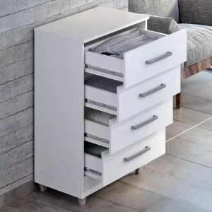 Comoda Flavia 4gav - Branco - Image 3