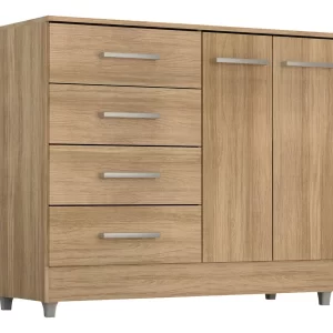 Comoda Gisele 4 Gavs 2 Portas - Teka Madrid - Image 5