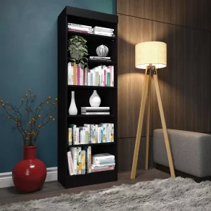 Estante Organizador Multiuso De Madeira Preto - Image 5