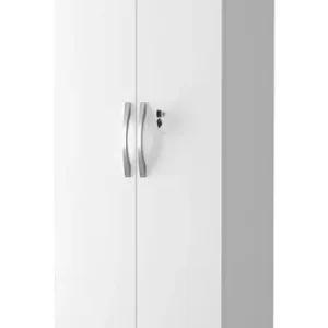 Armário Multiuso 2 Portas Com Chave Chicago-Branco - Image 3