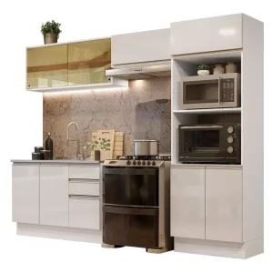 Cozinha Completa Mdf Acordes Armário Balc Fbb - Image 2
