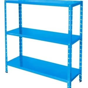 Estante Aço Multi-uso 25cm 3 Prateleiras Azul