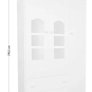 Guarda-roupa De Bebê 3 Portas 2 Gavetas - Image 2